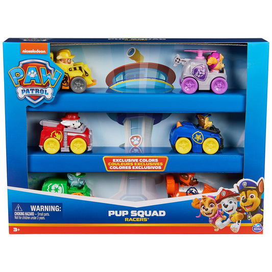PAW Patrol: Pup Squad Racers, 6-Piece Vehicle Set