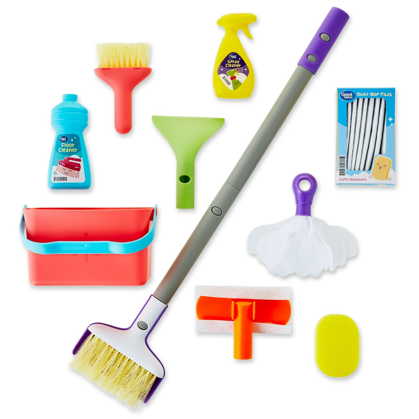 Kid Connection Cleaning Play Set, 22 Pieces