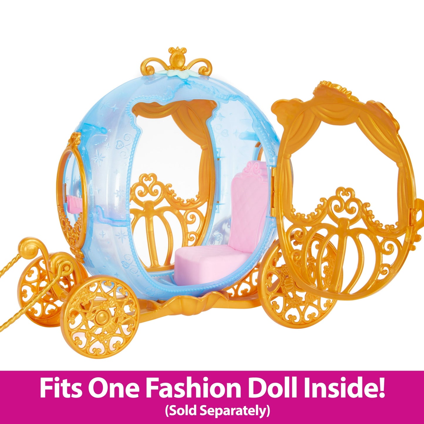 Disney Princess CinderellaÕs Rolling Carriage & Horse with Brushable Mane & Tail