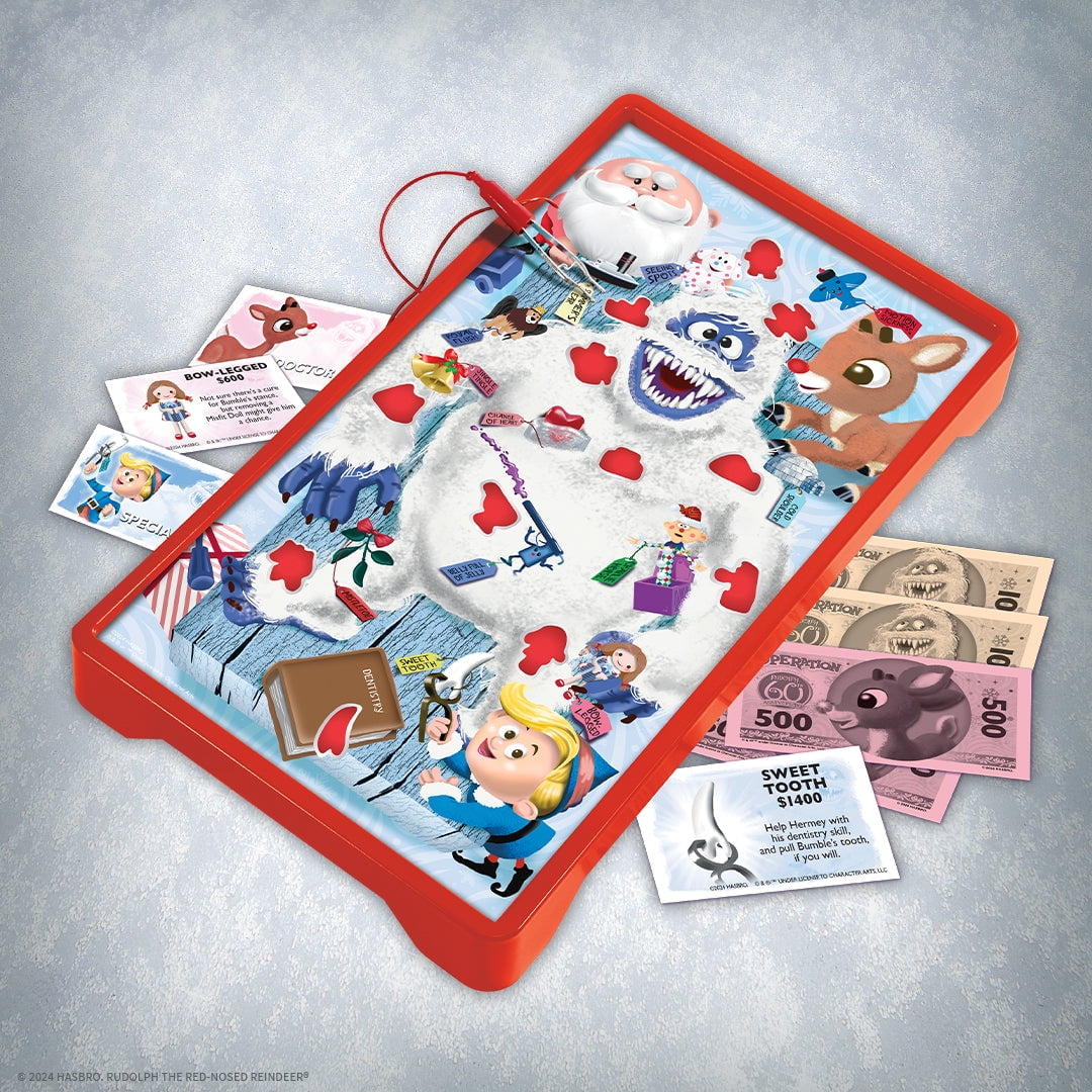 Operation¨ Rudolph The Red Nosed Reindeer 60th Anniversary Board Game, by USAopoly
