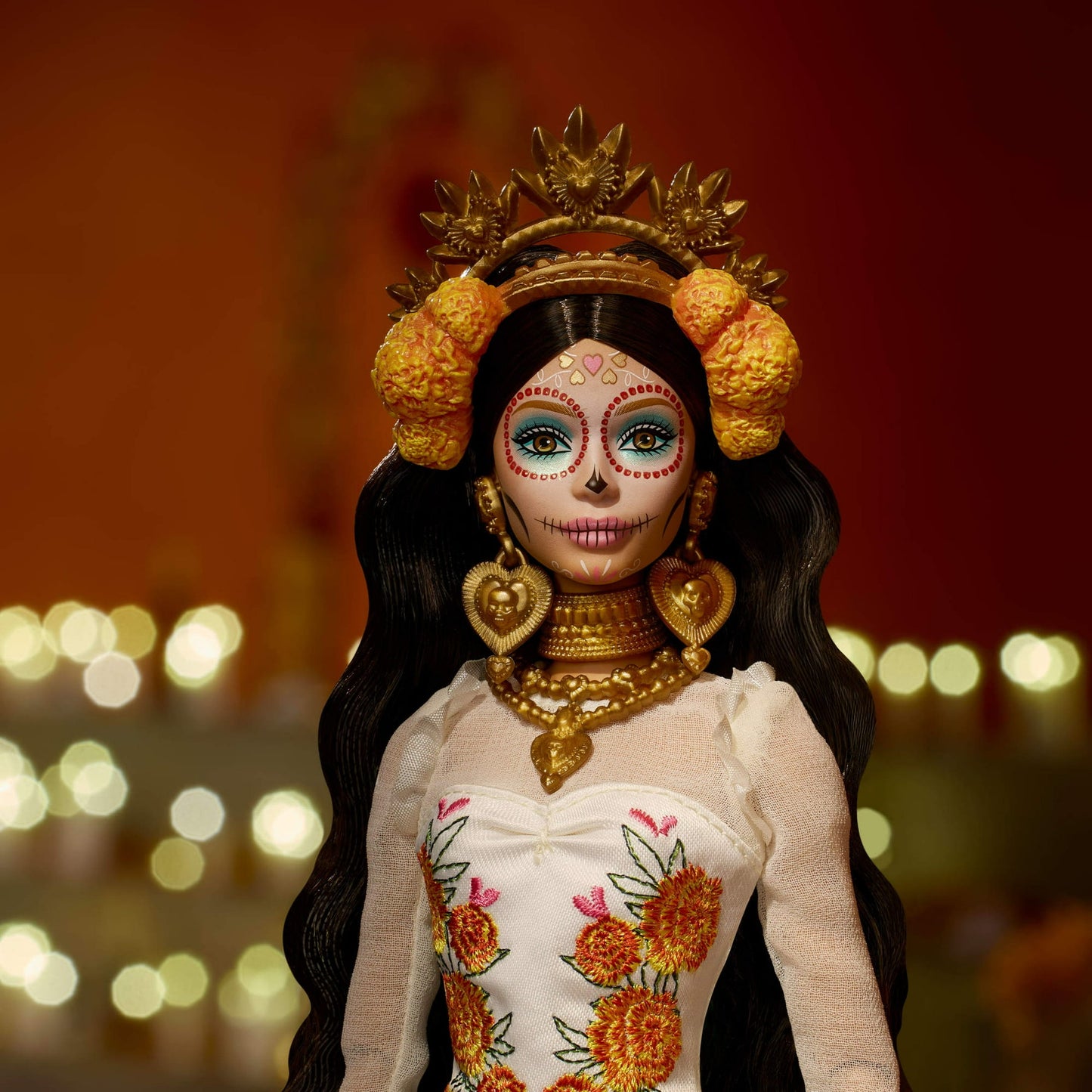 Barbie Signature D’a De Muertos 2025 Collectible Doll in Ruffled Cream Gown