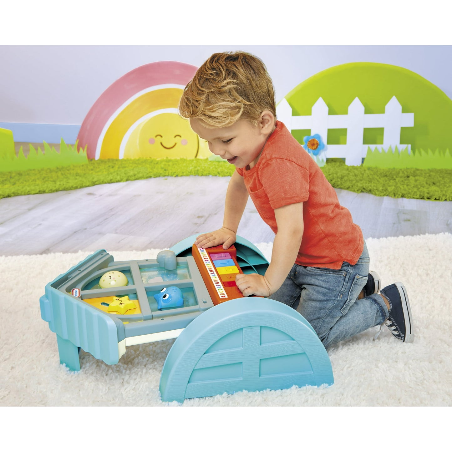 Little Tikes Learn & Play Look & Learn Window, Letters, Numbers, Sounds, Lights, Activity Table, Toy Gift, Infants Toddlers