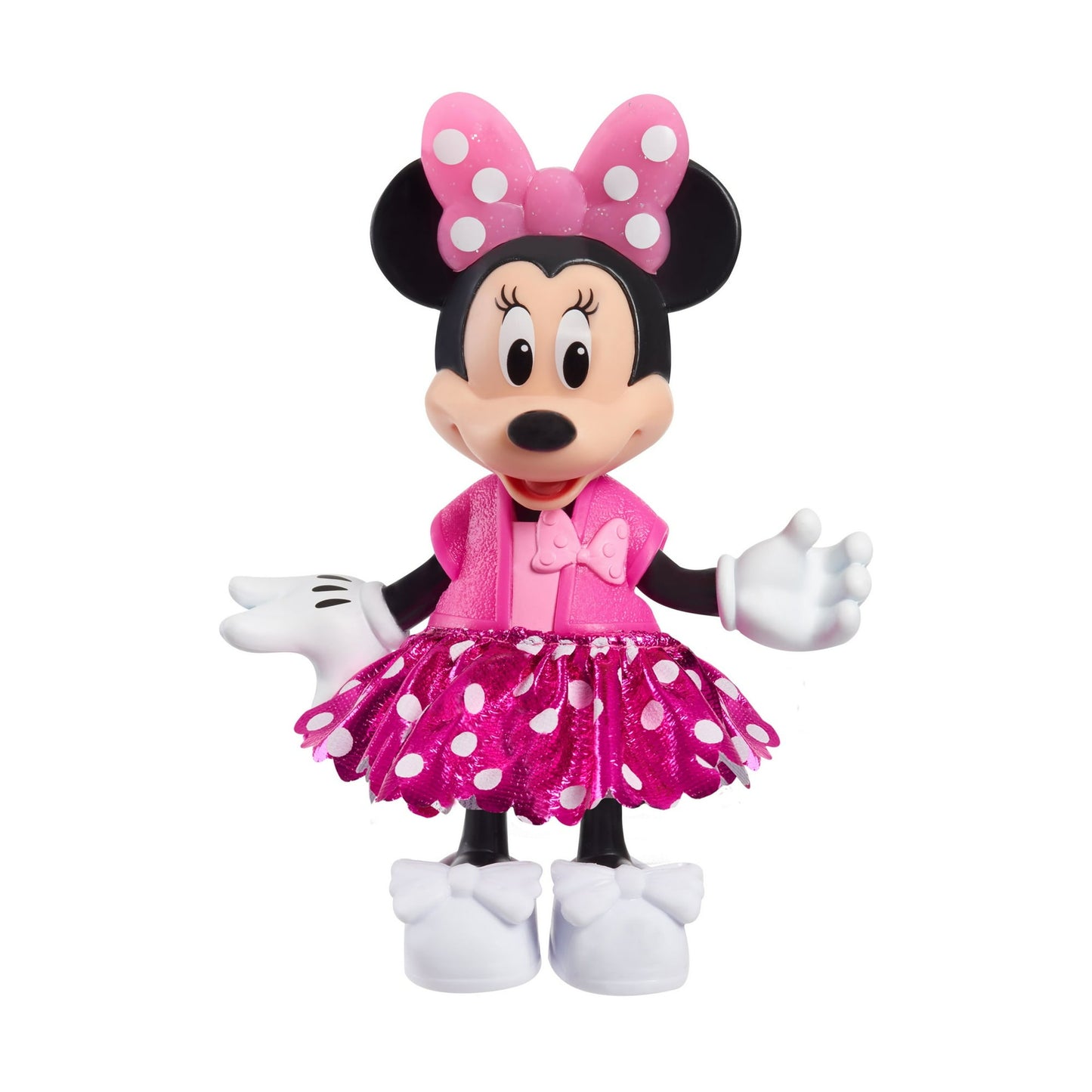 Disney Junior Minnie Mouse Fabulous Fashion Doll and Accessories, Pretty In Pink Baby and Toddler Toys
