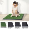 PETMAKER 20x25 Reusable 4-Layer Artificial Grass Puppy Pee Pad with Tray