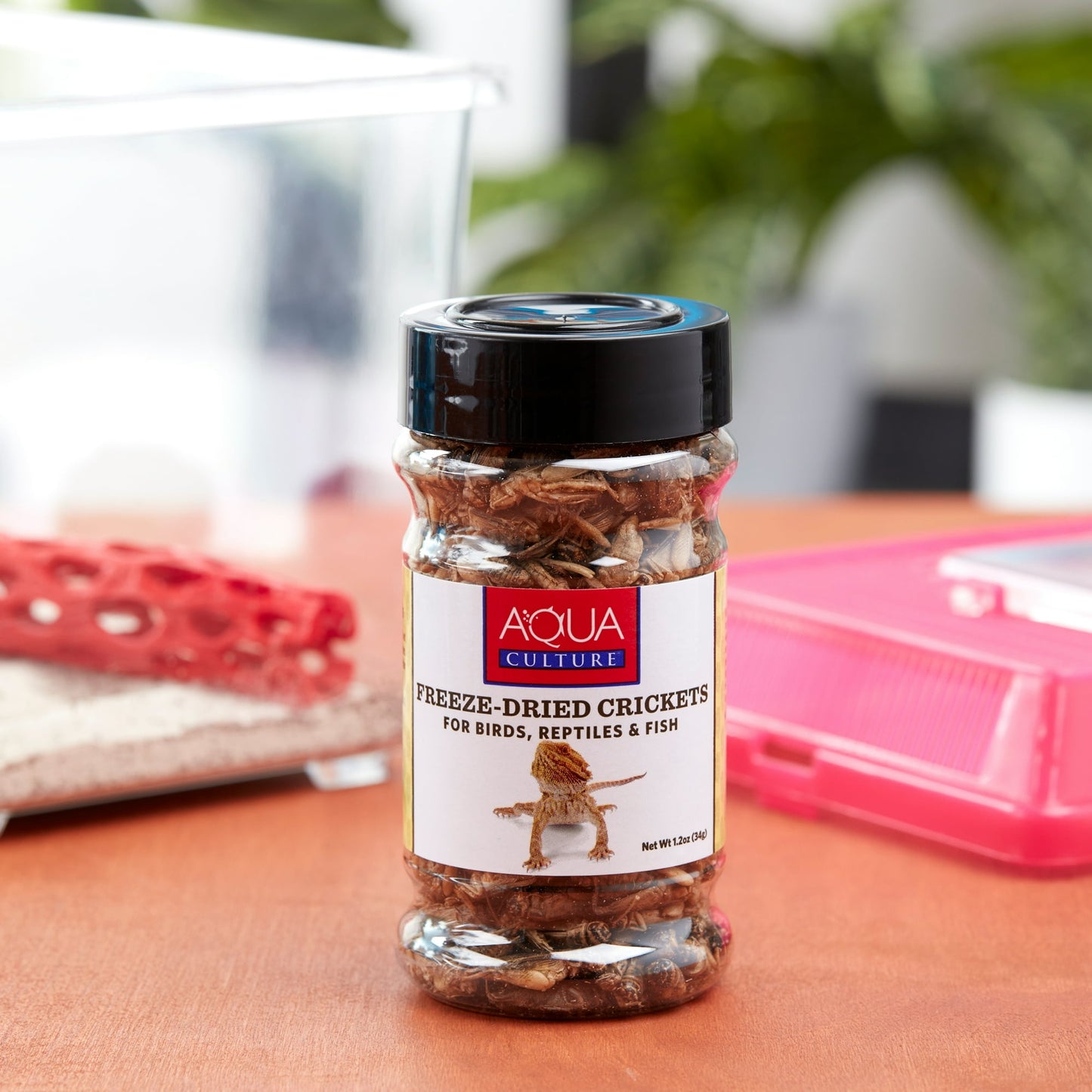 (2 pack) Aqua Culture Freeze-Dried Crickets for Birds, Reptiles & Fish, 1.2 oz