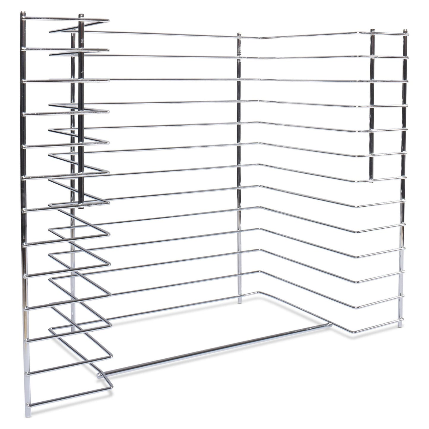 Melissa & Doug Deluxe Metal Wire Puzzle Storage Rack for 12 Small and Large Puzzles