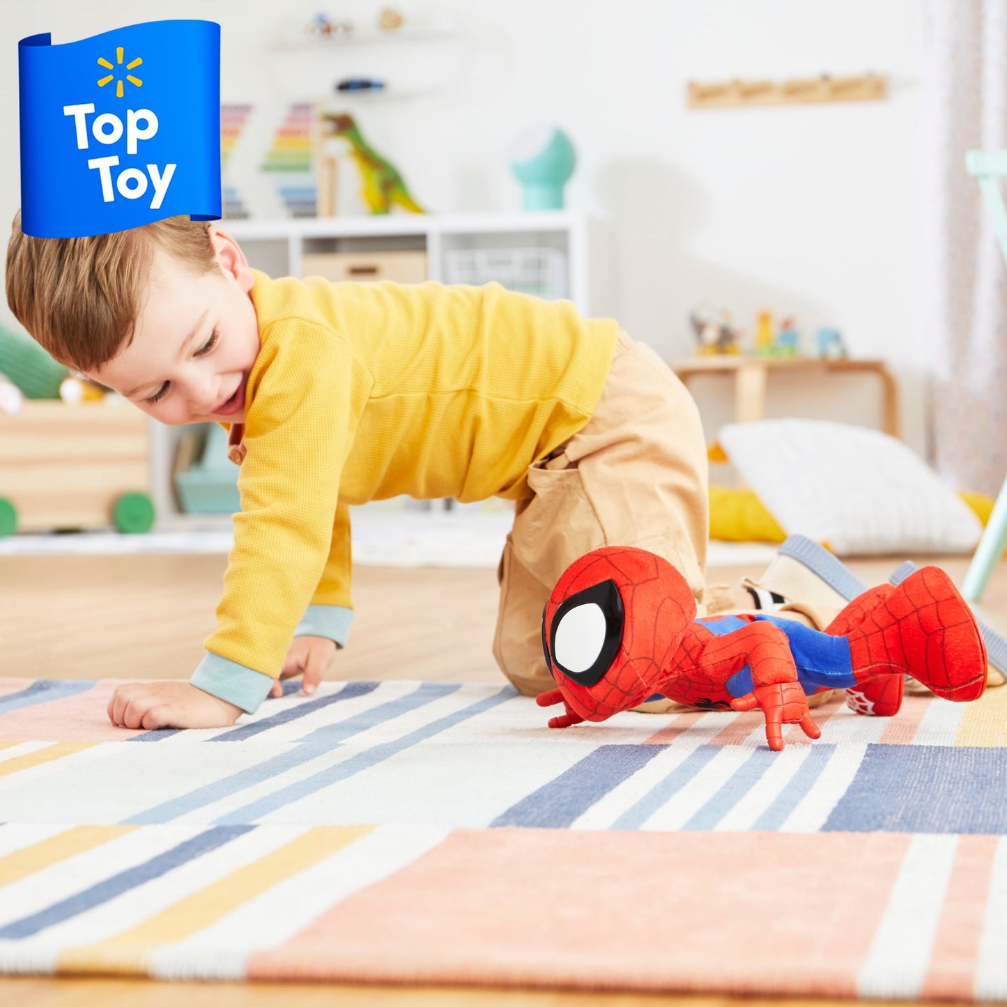 Marvel Spidey and His Amazing Friends Dance 'N Crawl Spidey Interactive Plush Toy