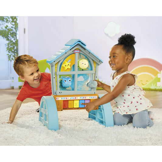 Little Tikes Learn & Play Look & Learn Window, Letters, Numbers, Sounds, Lights, Activity Table, Toy Gift, Infants Toddlers