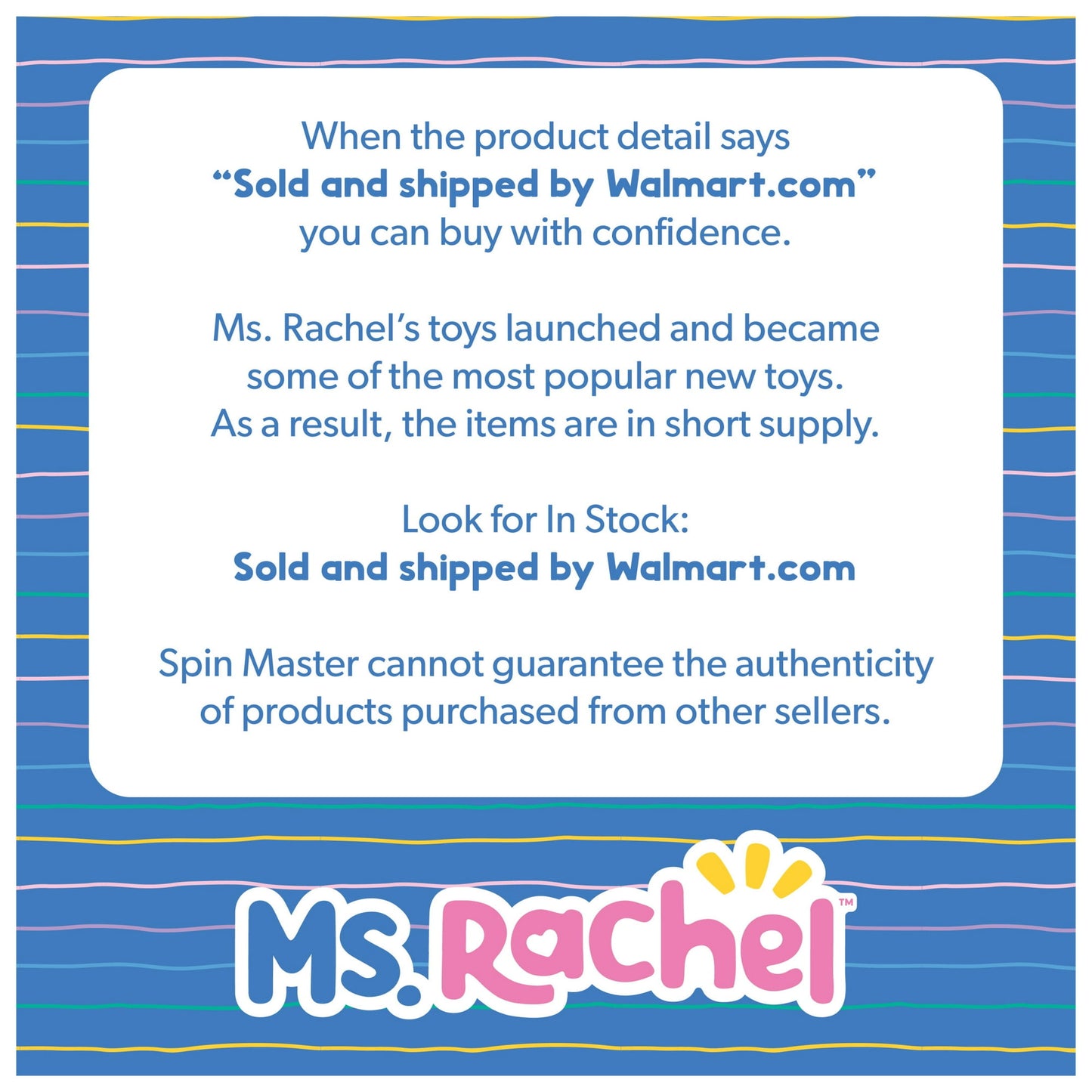 Ms. Rachel Official Speak & Sing 16-Inch Plush Doll for Ages 6 Months to 3+ Years